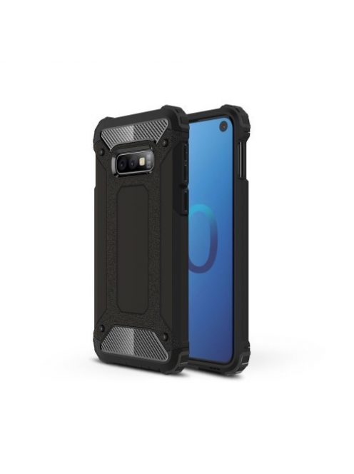 Samsung Galaxy S10e Ütésálló Armor Tok Guard Series 2in1 Fekete