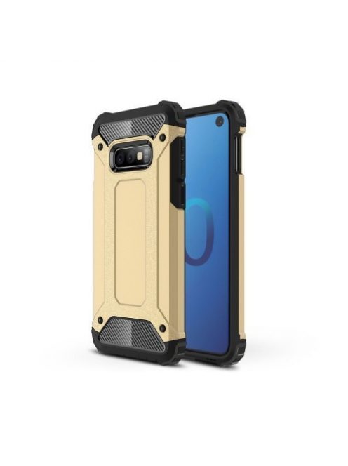 Samsung Galaxy S10e Ütésálló Armor Tok Guard Series 2in1 Arany