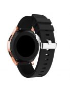 Samsung Galaxy Watch 42mm Szíj Sport Style Series Szilikon Pótszíj Fekete