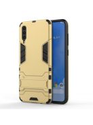 Samsung Galaxy A70 2in1 Tok Ütésálló - Kitámasztható TPU Hybrid Arany