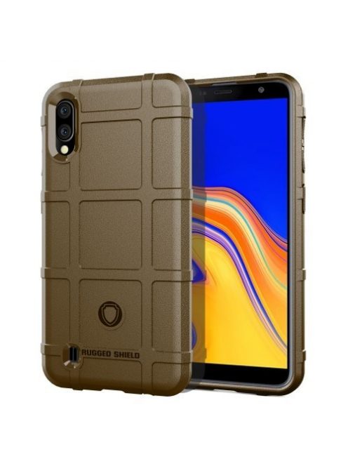 Samsung Galaxy A10 Ütésálló Tok Anti-Shock Series Rugged Shield -RMPACK- Barna