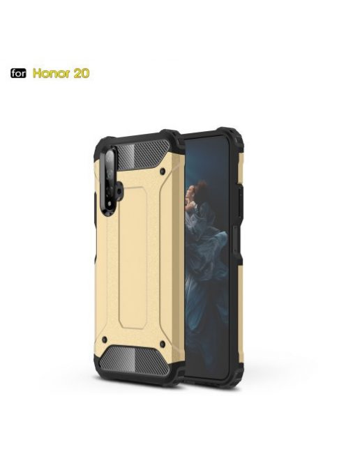 Huawei Honor 20 Ütésálló Armor Tok Guard Series 2in1 Arany