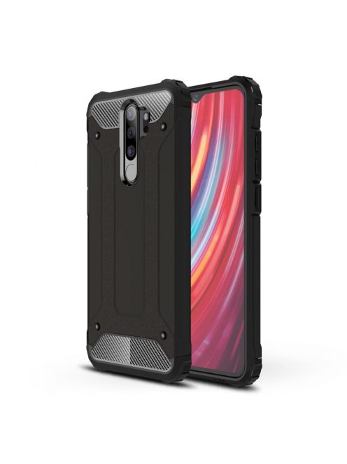 RMPACK Xiaomi Redmi Note 8 Pro Ütésálló Armor Tok Guard Series 2in1 Fekete