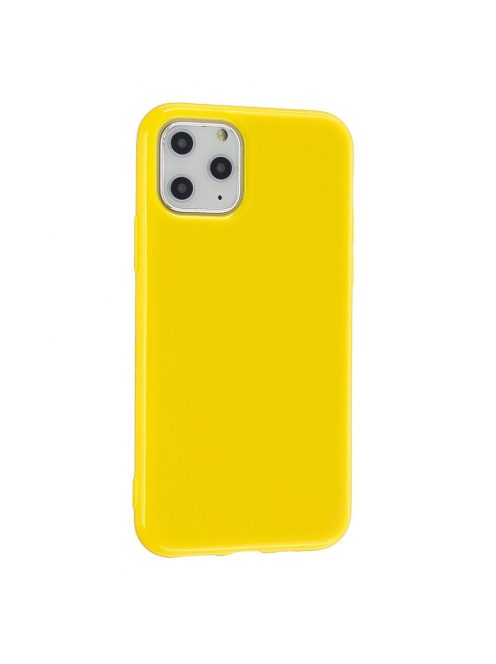 RMPACK iPhone 11 Szilikon Tok Glossy - Fényes Soft TPU Sárga