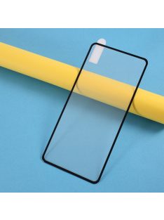   Huawei P40 Képernyővédő Üveg Tempered Glass Full Size Fekete