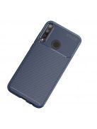 RMPACK Huawei P40 Lite E Tok Szilikon TPU Ütésálló New Carbon Sötétkék