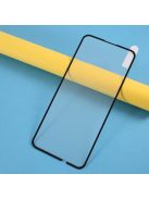 Huawei P40 Lite E Képernyővédő Üveg Tempered Glass Full Size Fekete