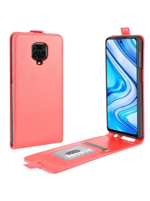 RMPACK Xiaomi Redmi Note 9S / Note 9 Pro Flip Tok Mágneses Piros