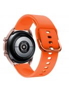 RMPACK Samsung Galaxy Watch 3 41mm Óraszíj Pótszíj Okosóra Szíj Szilikon Nature Narancssárga