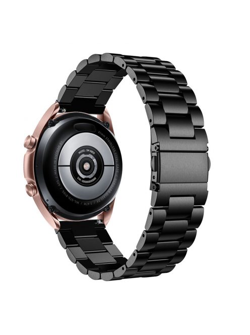 RMPACK Samsung Galaxy Watch 3 41mm Fémszíj Pótszíj Óraszíj Fekete