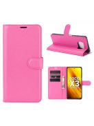 RMPACK Xiaomi Poco X3 Notesz Tok Business Series Kitámasztható Bankkártyatartóval Pink