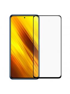   RMPACK Xiaomi Poco X3 Kijelzővédő Üvegfólia Tempered Glass -Full Size-