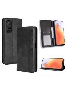   RMPACK Xiaomi Mi 10T 5G / Mi 10T Pro 5G Notesz Tok Retro Style Fekete