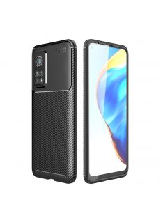   RMPACK Xiaomi Mi 10T 5G / Mi 10T Pro 5G Tok Szilikon TPU Carbon Fiber - Karbon Minta Fekete