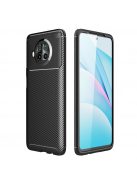 RMPACK Xiaomi Mi 10T Lite 5G Tok Szilikon TPU Carbon Fiber - Karbon Minta Fekete