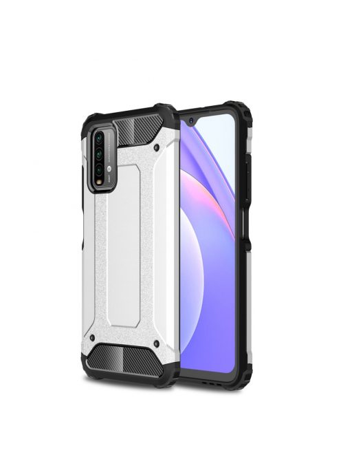 RMPACK Xiaomi Poco M3 Ütésálló Armor Tok Guard Series 2in1 Ezüst