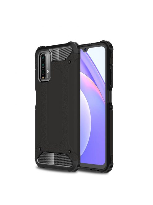 RMPACK Xiaomi Poco M3 Ütésálló Armor Tok Guard Series 2in1 Fekete