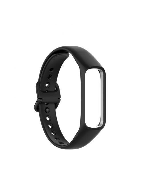 RMPACK Samsung Galaxy Fit 2 Óraszíj SM-R220 Pótszíj Szilikon Sport Style Szíj Fekete