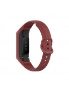 RMPACK Samsung Galaxy Fit 2 Óraszíj SM-R220 Pótszíj Szilikon Sport Style Szíj Bordó