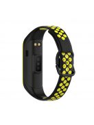 RMPACK Samsung Galaxy Fit 2 Szilikon Óraszíj Pótszíj SM-R220 Bi-COLOR Fekete/Sárga