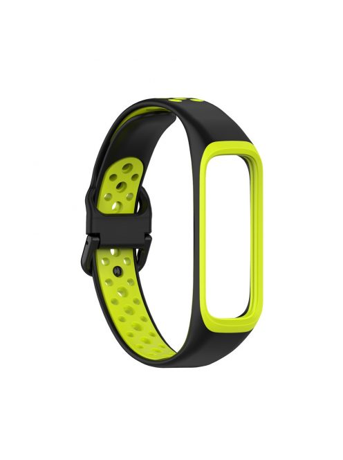 RMPACK Samsung Galaxy Fit 2 Szilikon Óraszíj Pótszíj SM-R220 Bi-COLOR Fekete/Zöld