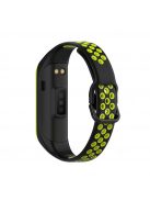 RMPACK Samsung Galaxy Fit 2 Szilikon Óraszíj Pótszíj SM-R220 Bi-COLOR Fekete/Zöld