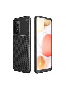   RMPACK Samsung Galaxy A52 5G Tok Szilikon TPU NEW Carbon Fiber - Karbon Minta Fekete