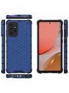 RMPACK Samsung Galaxy A72 5G Ütésállókivitel Szilikon Tok Honeycomb Shock-Proof TPU Kék