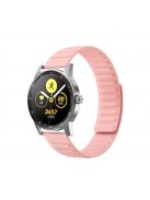 RMPACK Samsung Galaxy Watch4 Classic 46mm 42mm / 44mm 40mm Mágneses Szíj Pótszíj Szilikon Óraszíj Zöld