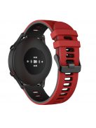 RMPACK Xiaomi Mi Watch Óraszíj Szilikon Pótszíj Sport Style Piros/Fekete