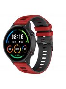 RMPACK Xiaomi Mi Watch Óraszíj Szilikon Pótszíj Sport Style Piros/Fekete