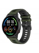 RMPACK Xiaomi Mi Watch Óraszíj Szilikon Pótszíj Sport Style KatonaZöld/Fekete