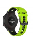 RMPACK Xiaomi Mi Watch Óraszíj Szilikon Pótszíj Sport Style Zöld/Fekete