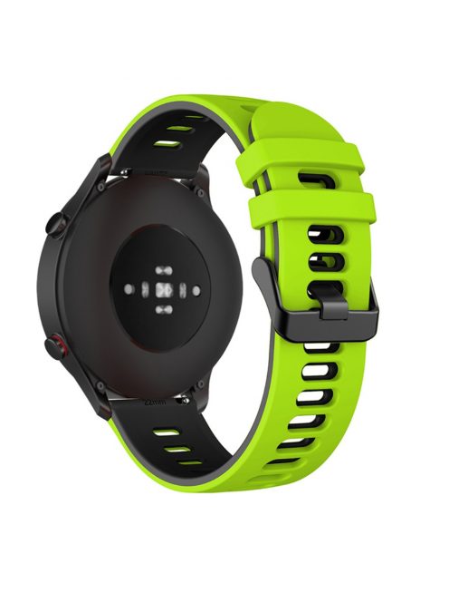 RMPACK Xiaomi Mi Watch Óraszíj Szilikon Pótszíj Sport Style Zöld/Fekete