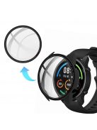 RMPACK Xiaomi Mi Watch Védőkeret Protetive Cover 2in1 Üvegfóliával Tempered Glass 2in1 Fekete