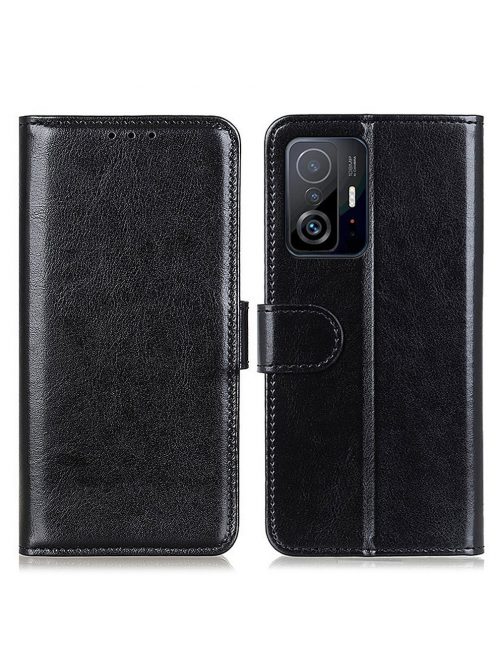 RMPACK Xiaomi 11T / 11T Pro Notesz Tok Business Series Kitámasztható Bankkártyatartóval Fekete