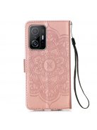 RMPACK Xiaomi 11T / 11T Pro Notesz Tok Dream Catcher - Álomfogó Mintás Kártyartóval- Kitámasztható Rózsaarany