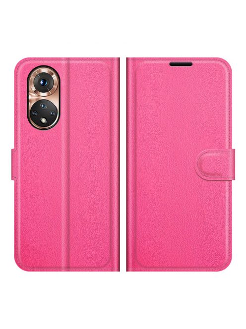 RMPACK Honor 50 / Huawei Nova 9 Notesz Tok Business Series Kitámasztható Bankkártyatartóval Pink