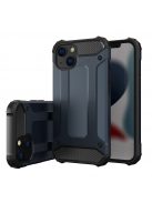 iPhone 13 Mini Armor Tok 2in1 Ütésállókivitel Hybrid Rugged RMPACK Sötétkék