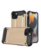 iPhone 13 Mini Armor Tok 2in1 Ütésállókivitel Hybrid Rugged RMPACK Arany