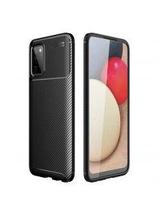   RMPACK Samsung Galaxy A03s Szilikon TPU NEW Carbon Fiber - Karbon Minta Fekete