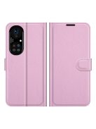 RMPACK Huawei P50 Pro Notesz Tok Business Series Kitámasztható Bankkártyatartóval Rózsaszín