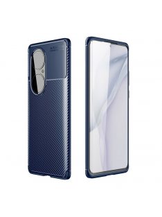   RMPACK Huawei P50 Pro Tok Szilikon TPU NEW Carbon Fiber - Karbon Minta Kék