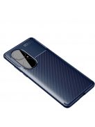 RMPACK Huawei P50 Pro Tok Szilikon TPU NEW Carbon Fiber - Karbon Minta Kék