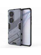 RMPACK Huawei P50 Pro Védőtok Ring Guard Gyűrűs 2in1 Tok Ütésálló - Kitámasztható TPU Hybrid Szürke