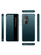 RMPACK Huawei P50 Pro Notesz Tok Elegant Series AutoWakeUp Funkcióval Kitámasztható Zöld