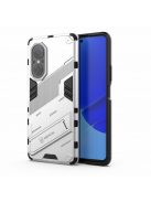 RMPACK Huawei Nova 9 SE Tok Ütésállókivitel Kitámasztható PC + TPU 2in1 Anti-Drop Series Kameralencse védelemmel Fehér