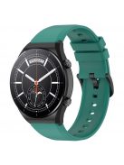 RMPACK Xiaomi Watch S1 / Watch S1 Active Óraszíj Pótszíj Szilikon Szíj Nature Type Sötétzöld