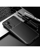 RMPACK Xiaomi 12/12X Tok Szilikon TPU NEW Carbon Fiber - Karbon Minta Fekete