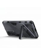 RMPACK Xiaomi 12/12X Tok Ütésállókivitel Kitámasztható PC + TPU 2in1 Anti-Drop Series Kameralencse védelemmel Sötétkék